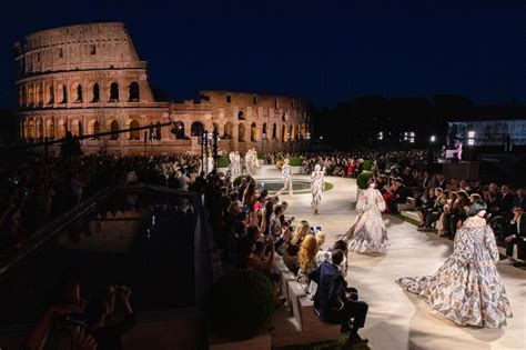 Fendi stages couture show amid ruins of ancient Rome 